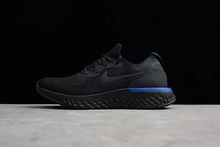 NIKE EPIC REACT FLYKNIT BLACK RACER BLUE AQ0067-004