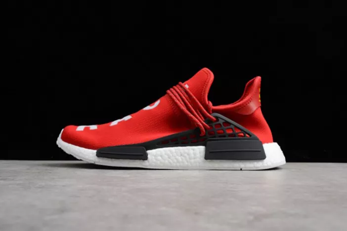 ADIDAS mens PW HUMAN RACE NMD "PHARRELL" red BB0616