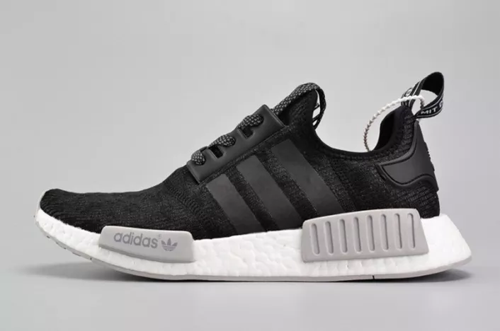 Adidas NMD R1 Core Black/Grey White Two Reflective  MENS CQ0759