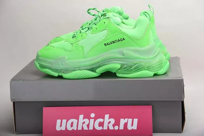 BALENCIAGA TRIPLE S NEON GREEN - 541624 W09OL 3801