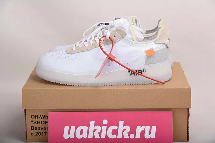 NIKE AIR FORCE 1 LOW OFF-WHITE All White AO4606-100