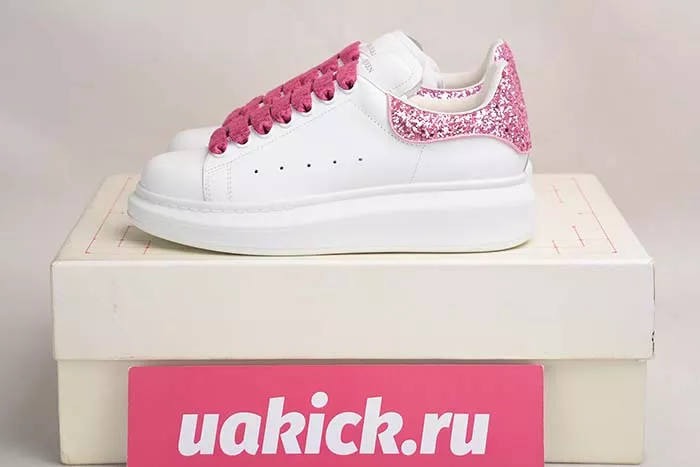 ALEXANDER MCQUEEN SOLE SNEAKERS -462214-WHGP7-9374 PINK SEQUINS