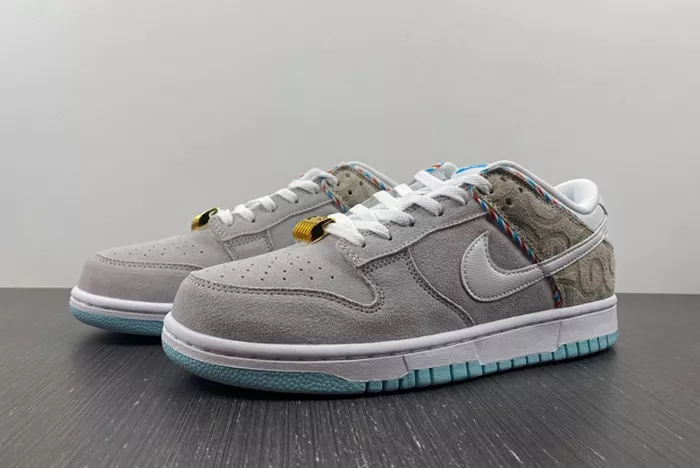 Nike Dunk Low SE Barber Shop Grey DH7614-500