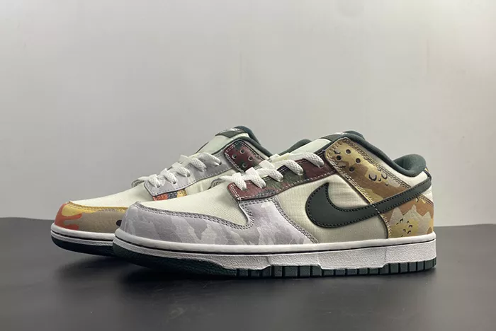 Nike Dunk Low SE Sail Multi-Camo  DH0957-100