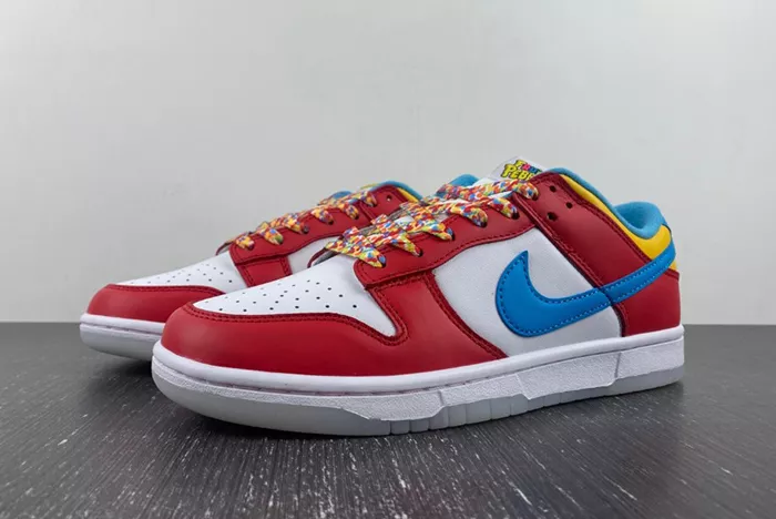 Nike Dunk Low QS LeBron James Fruity Pebbles  DH8009-600