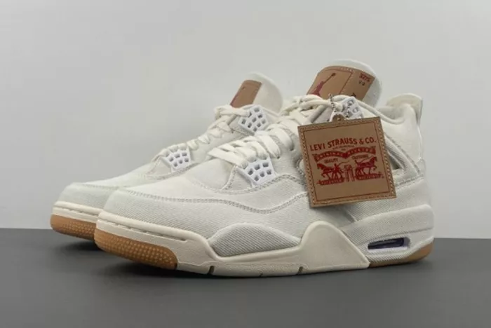 Levi's x Air Jordan 4 'White' AO2571-100